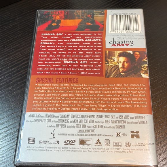 Chasing Amy DVD - Picture 3 of 3